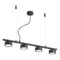 Ideal Lux - LED-Hängeleuchte MINOR 4xGX53/9W/230V 75,5 cm schwarz