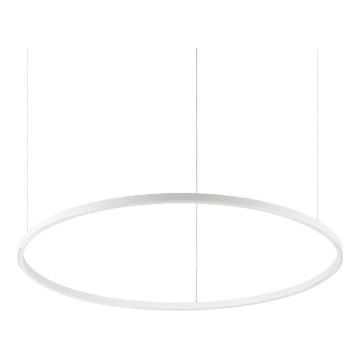 Ideal Lux - LED-Hängeleuchte ORACLE SLIM LED/53W/230V 2700K d 90 cm weiß