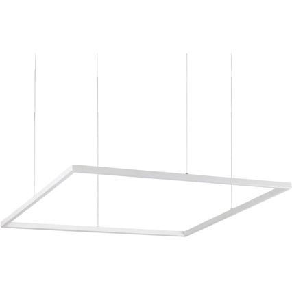 Ideal Lux - LED-Hängeleuchte ORACLE SLIM LED/53W/230V 3000K 90x90 cm weiß
