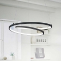 Ideal Lux - LED-Hängeleuchte OZ LED/52W/230V d 80 cm CRI 90 schwarz