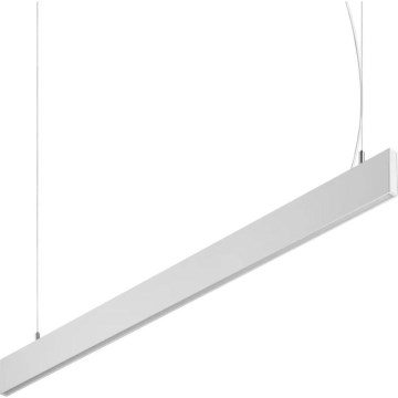 Ideal Lux - LED-Hängeleuchte STEEL mit Kabelaufhängung, 29 W, 230 V, 3000 K, CRI 90, 120 cm, weiß