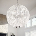 Ideal Lux - LED-Kristall-Hängeleuchte an Kette LUXOR 12xG9/3W/230V d 60 cm klar