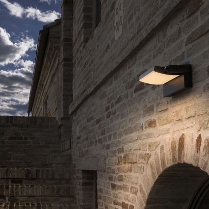 Ideal Lux - LED-Outdoor-Wandleuchte SWIPE LED/21W/230V CRI 90 IP54 anthrazit