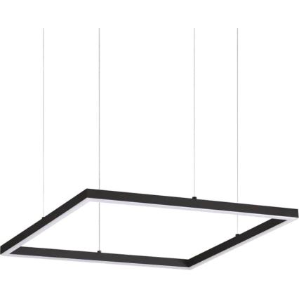 Ideal Lux - LED-Hängeleuchte an Kabel ORACLE SLIM LED/33W/230V 3000K CRI 90 50x50 cm schwarz