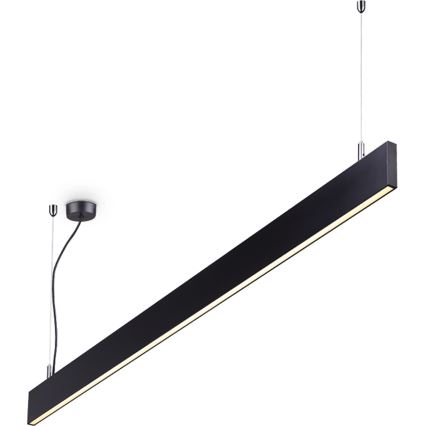 Ideal Lux - LED-Pendelleuchte an Kabel LINUS LED/32W/230V 4000K CRI 90 120 cm schwarz
