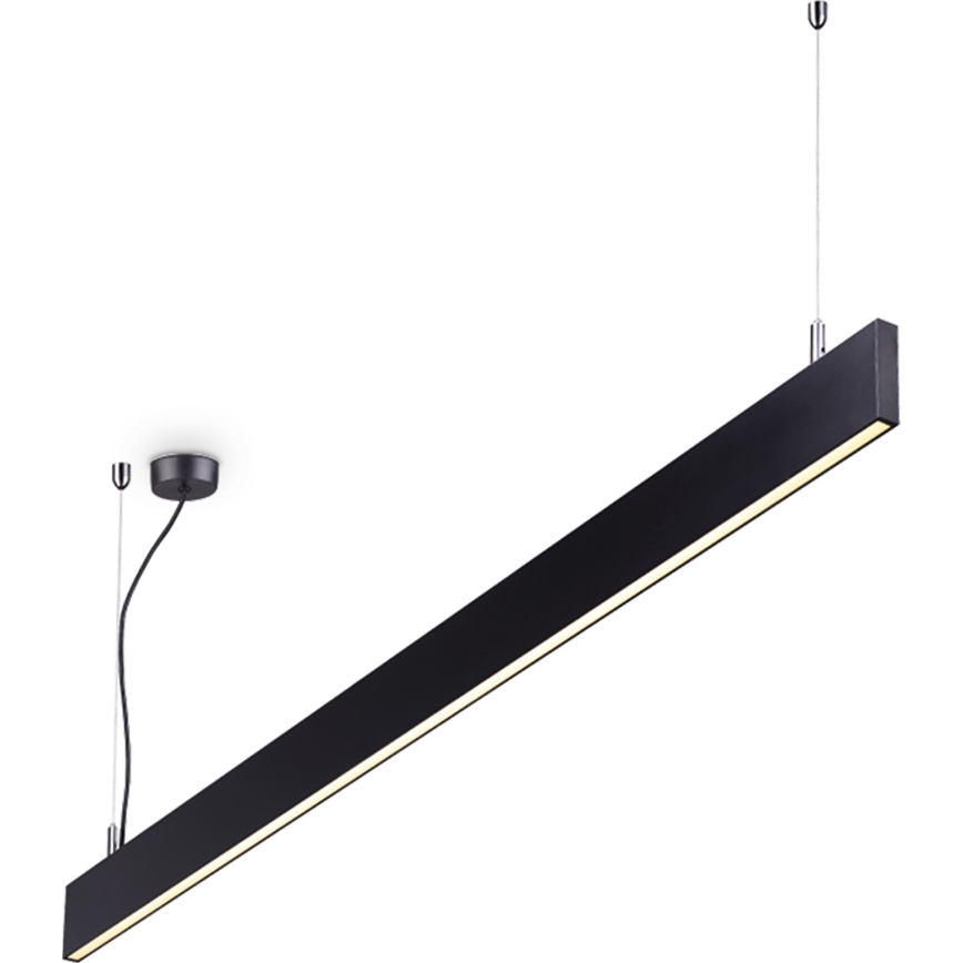 Ideal Lux - LED-Pendelleuchte an Kabel LINUS LED/32W/230V 4000K CRI 90 120 cm schwarz