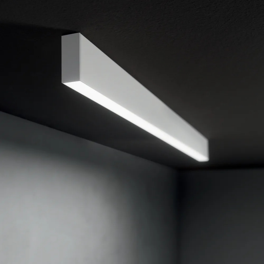 Ideal Lux - LED-Pendelleuchte an Kabel LINUS LED/32W/230V 4000K CRI 90 120 cm weiß