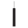 Ideal Lux - LED-Pendelleuchte an Kabel LOOK 1x GU10/7W/230V CRI 90 Ø 6 cm schwarz