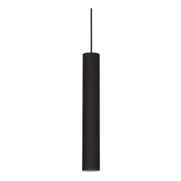 Ideal Lux - LED-Pendelleuchte an Kabel LOOK 1x GU10/7W/230V CRI 90 Ø 6 cm schwarz