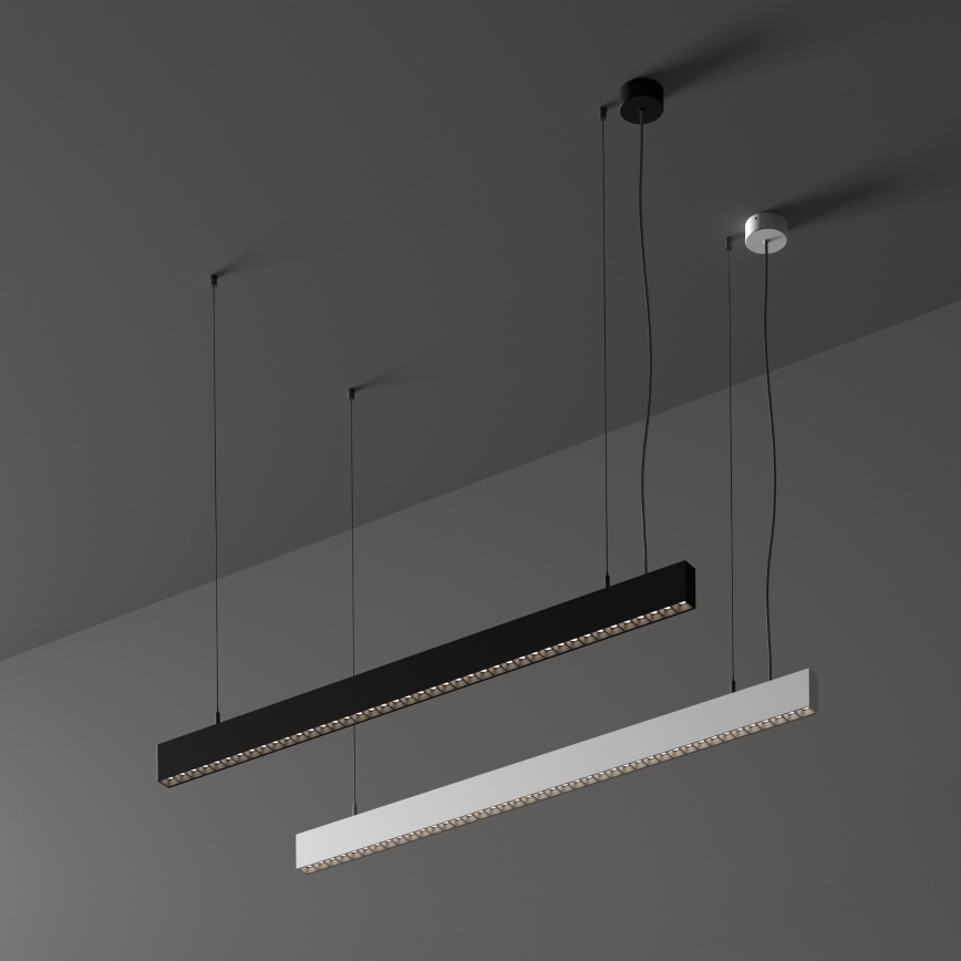 Ideal Lux - LED-Pendelleuchte an Kabel OFFICE LED/30W/230V 3000K CRI 90 weiß