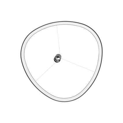 Ideal Lux - LED-Pendelleuchte an Kabel GEMINI, LED 36 W, 230 V, 2700 K, Ø 42,5 cm, CRI 90, Schwarz