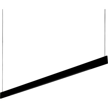 Ideal Lux - LED Pendelleuchte an Stahlseil DESK ACCENT LED/36W/230V CRI 90 120 cm schwarz