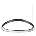 Ideal Lux - LED-Pendelleuchte an Stahlseil GEMINI LED/47W/230V 2700K Ø 61 cm CRI 90 schwarz
