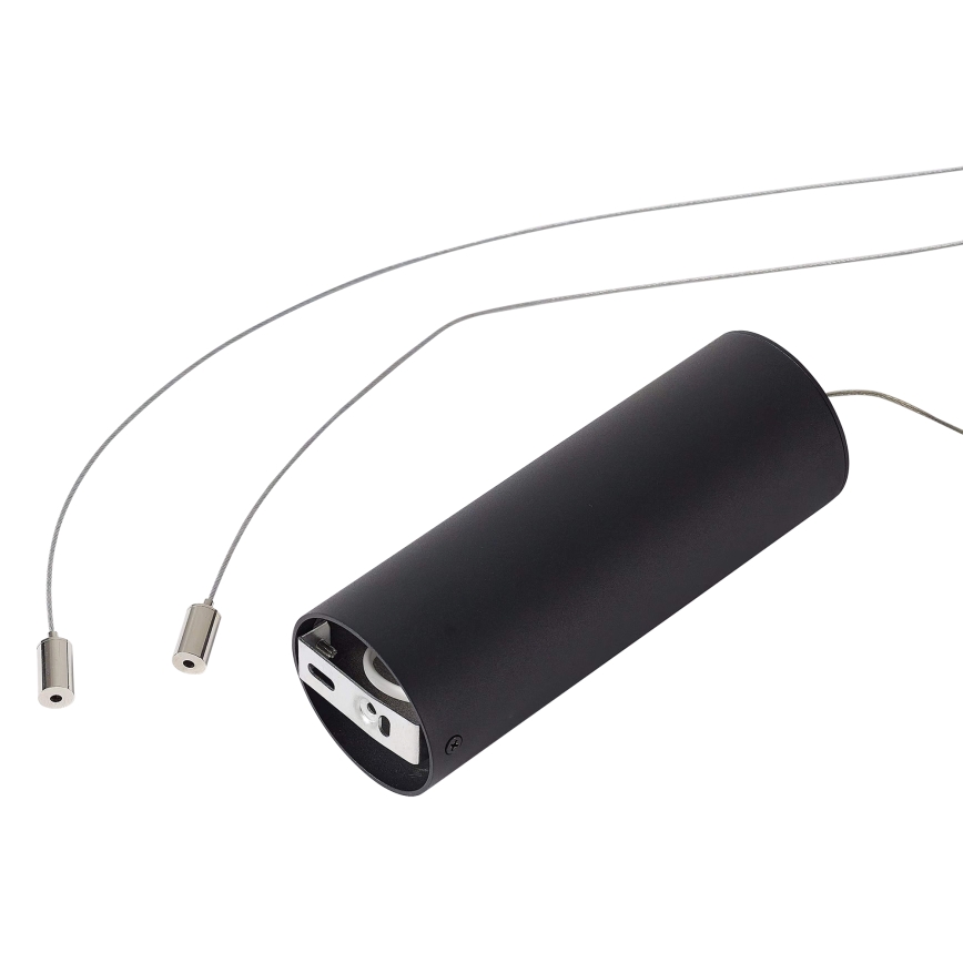 Ideal Lux - LED-Pendelleuchte an Stahlseil GEMINI LED/47W/230V 2700K Ø 61 cm CRI 90 schwarz