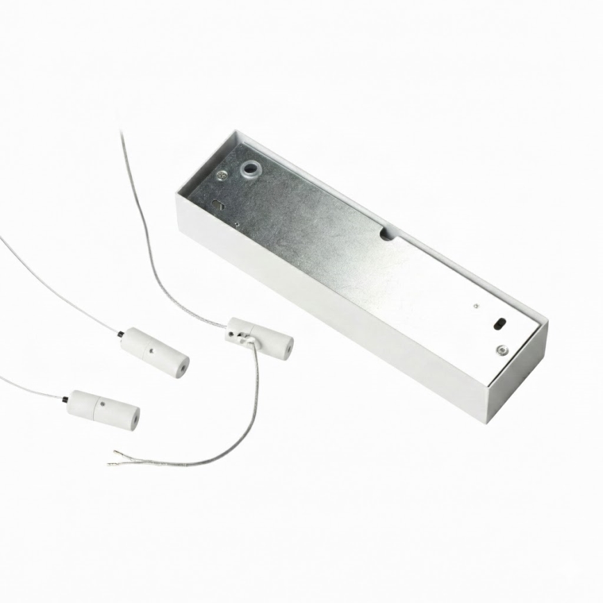 Ideal Lux - LED-Pendelleuchte an Stahlseil ORACLE SLIM LED/29W/230V 3000K CRI 90 Ø 50 cm weiß