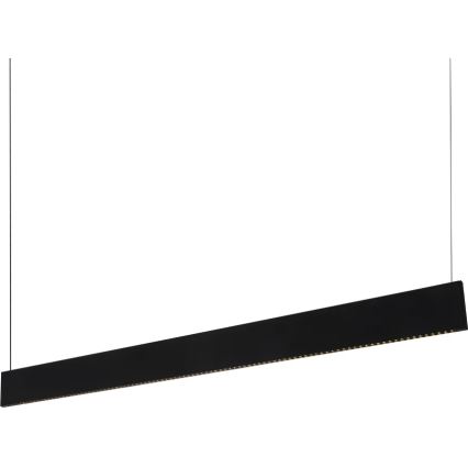 Ideal Lux - LED-Pendelleuchte STEEL an Stahlseil LED/24W/230V 3000K CRI 90 120 cm schwarz