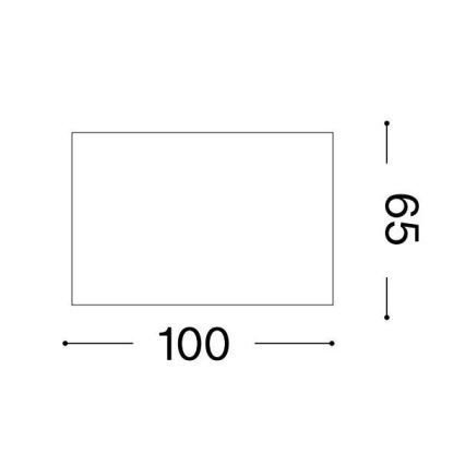Ideal Lux - LED-Spot SPIKE 1xGX53/9W/230V 10x10 cm goldfarben