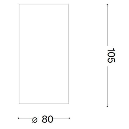 Ideal Lux - LED-Strahler NITRO LED/10W/230V d 8 cm CRI 90 weiß
