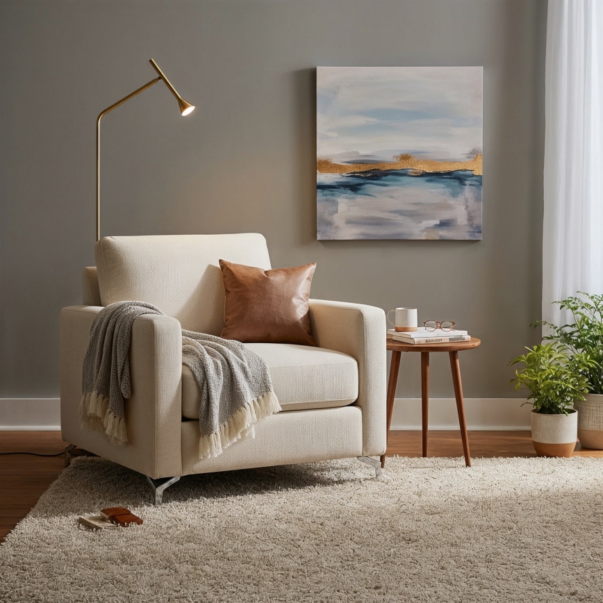 Ideal Lux - LED-Stehleuchte DIESIS LED/4,5W/230V CRI 95 golden