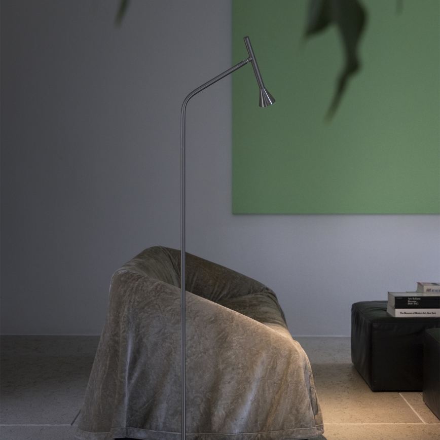 Ideal Lux - LED Stehleuchte DIESIS LED/4,5W/230V CRI 95 mattierter Chrom