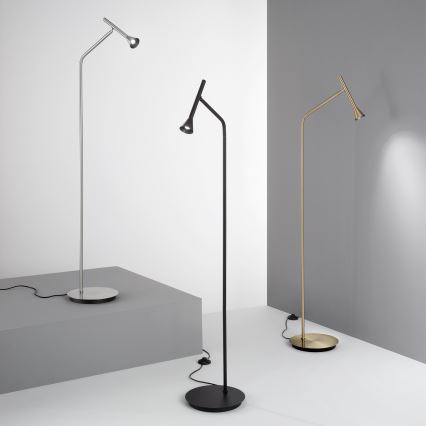 Ideal Lux - LED Stehleuchte DIESIS LED/4,5W/230V CRI 95 mattierter Chrom