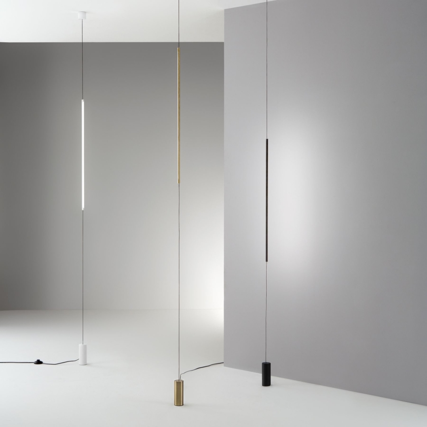 Ideal Lux - LED-Stehleuchte FILO LED/14W/230V 3000K CRI 90 Messing