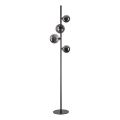 Ideal Lux - LED-Stehleuchte PERLAGE 4xG9/3W/230V schwarz/rauchschwarz