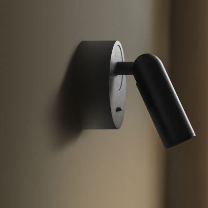 Ideal Lux - LED-Wandstrahler BEAN LED/3W/230V CRI 90 schwarz