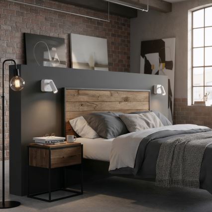 Ideal Lux - LED-Wandstrahler BEAN LED/3W/230V CRI 90 weiß