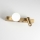 Ideal Lux - LED-Wandleuchte BINOMIO 2xLED/3W/230V CRI 90 Messing