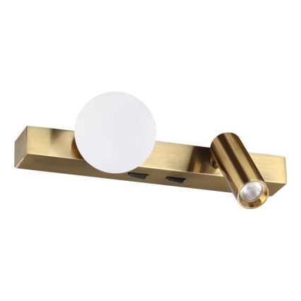 Ideal Lux - LED-Wandleuchte BINOMIO 2xLED/3W/230V CRI 90 Messing