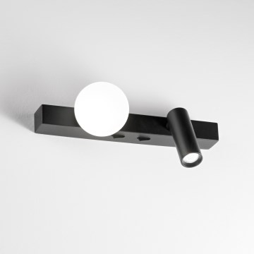 Ideal Lux - LED-Wandleuchte BINOMIO 2xLED/3W/230V CRI 90 schwarz