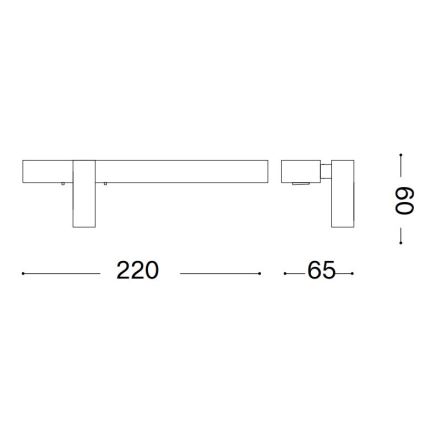 Ideal Lux - LED-Wandleuchte BONNE LED/6,5W/230V CRI 90 weiß