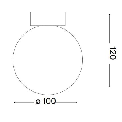 Ideal Lux - LED-Wandleuchte CARTA 1xG9/3W/230V d 10 cm weiß