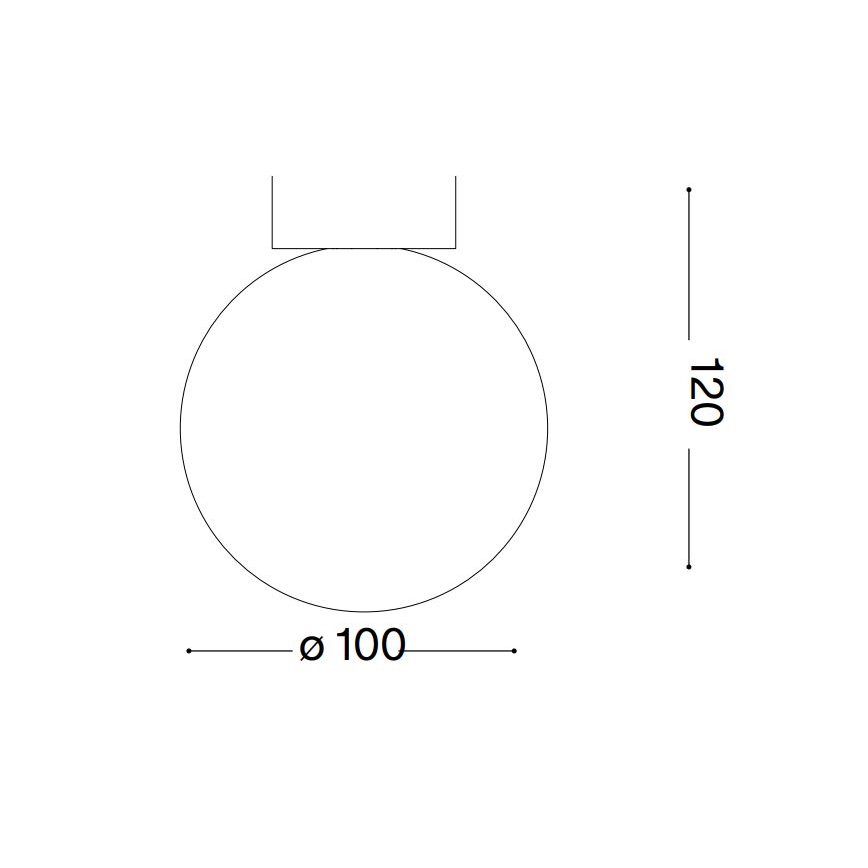 Ideal Lux - LED-Wandleuchte CARTA 1xG9/3W/230V d 10 cm weiß