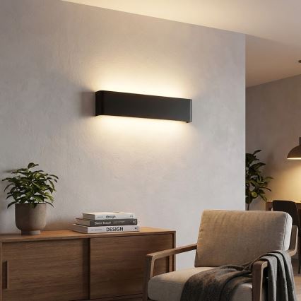 Ideal Lux - LED-Wandleuchte DELTA LED/14W/230V 3000K 41 cm CRI 90 schwarz