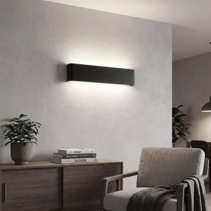 Ideal Lux - LED-Wandleuchte DELTA LED/19,5W/230V 4000K 61 cm CRI 90 schwarz