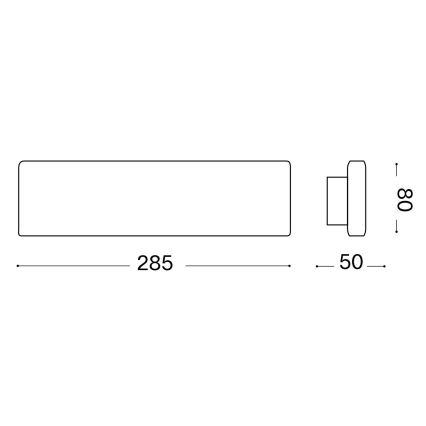 Ideal Lux - LED-Wandleuchte DESK LED/12,5W/230V CRI 90 schwarz