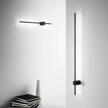 Ideal Lux - LED-Wandleuchte ESSENCE LED/19W/230V 4000K 124 cm CRI 90 schwarz