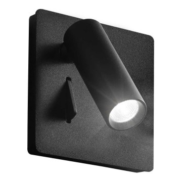 Ideal Lux - LED Wandleuchte LITE LED/3W/230V CRI 90 schwarz