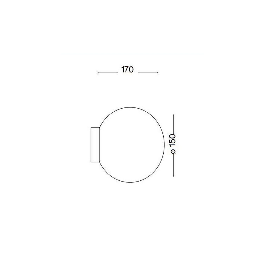 Ideal Lux - LED-Wandleuchte MAPA 1xG9/15W/230V