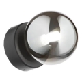 Ideal Lux - LED-Wandleuchte PERLAGE 1xG9/3W/230V schwarz/rauchschwarz