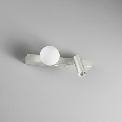 Ideal Lux - LED-Wandleuchte PING PONG 2xLED/3W/230V CRI 90 matt Chrom