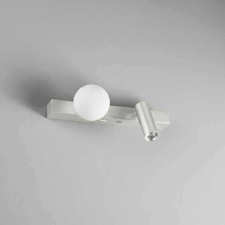 Ideal Lux - LED-Wandleuchte PING PONG 2xLED/3W/230V CRI 90 matt Chrom