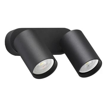 Ideal Lux - LED-Wandspot DYNAMITE 2xGU10/7W/230V CRI 90 schwarz