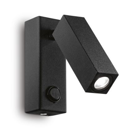 Ideal Lux - LED-Wandspot PAGE LED/3W/230V CRI 90 schwarz