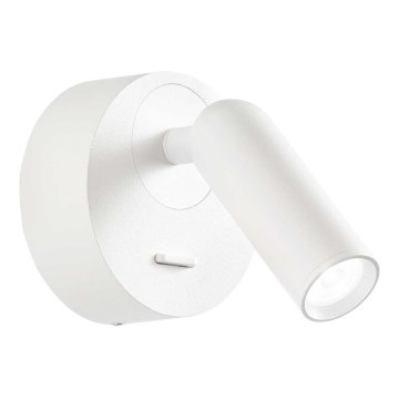 Ideal Lux - LED-Wandstrahler BEAN LED/3W/230V CRI 90 weiß