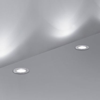 Ideal Lux - Outdoor-Einfahrtsleuchte PARK 1xGU10/20W/230V IP65 matt Chrom