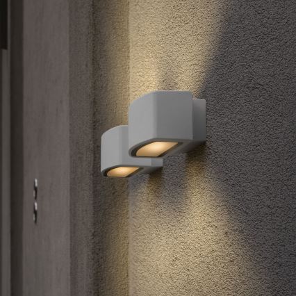 Ideal Lux - Outdoor-Wandleuchte ANDROMEDA 1xE27/60W/230V IP55 weiß