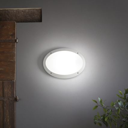Ideal Lux - Outdoor-Wandleuchte MADDI 1xE27/23W/230V IP66 weiß